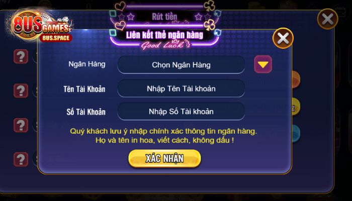 Người chơi rút tiền từ cổng game cực nhanh